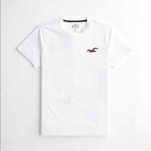 Coral / peach crewneck tee shirt